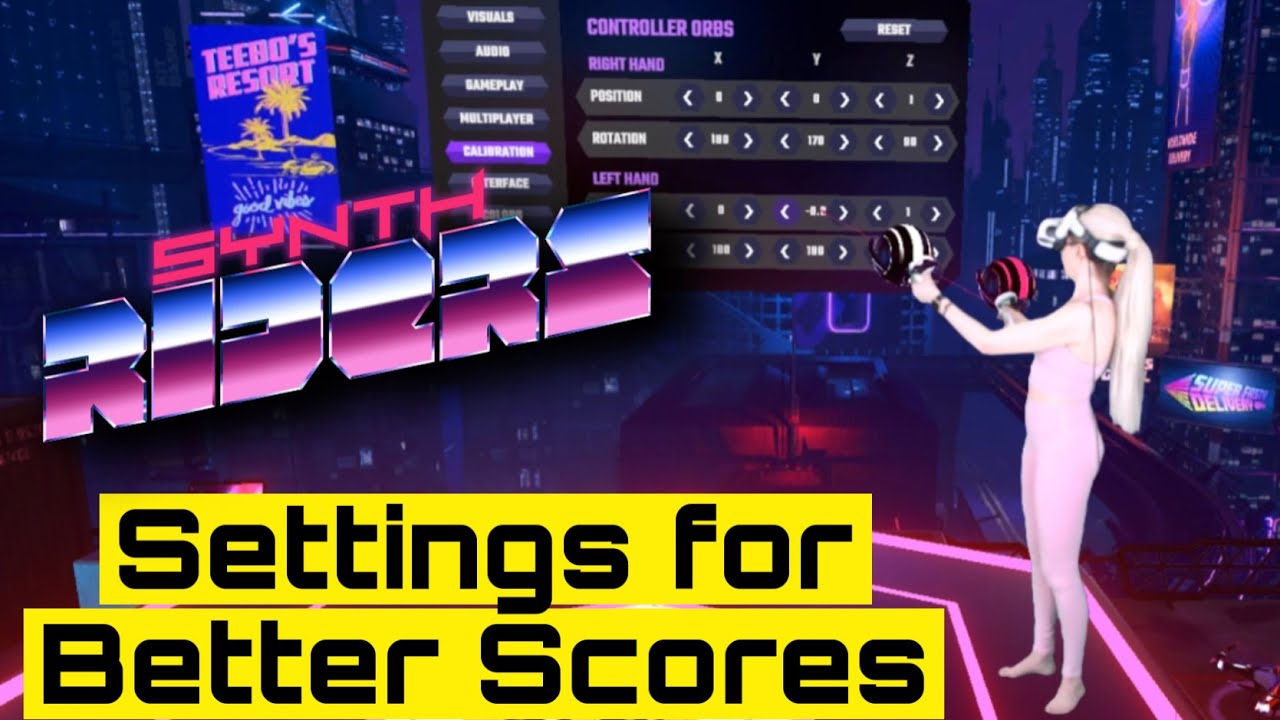 Synth Riders Settings to Improve Your Scores YouTube