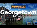 Walking in GEORGETOWN / Penang (Malaysia) 🇲🇾 - Jetties and Old Centre - 4K 60fps (UHD)