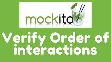 Mockito 3 - Verify Order of interactions
