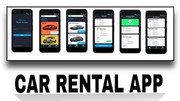 Car Rental App In Android ! Android Projects With Source Code ! College projects