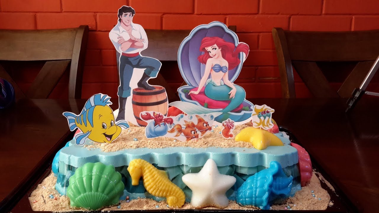 Gelatina de la sirenita Ariel YouTube