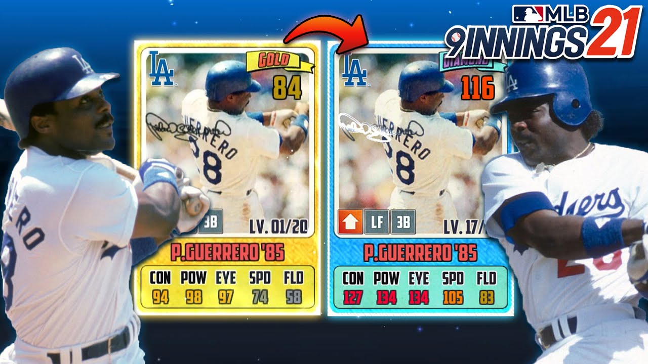 MLB 9 Innings 21 - Vintage Signature Pedro Guerrero Grade Increased to Diamond!