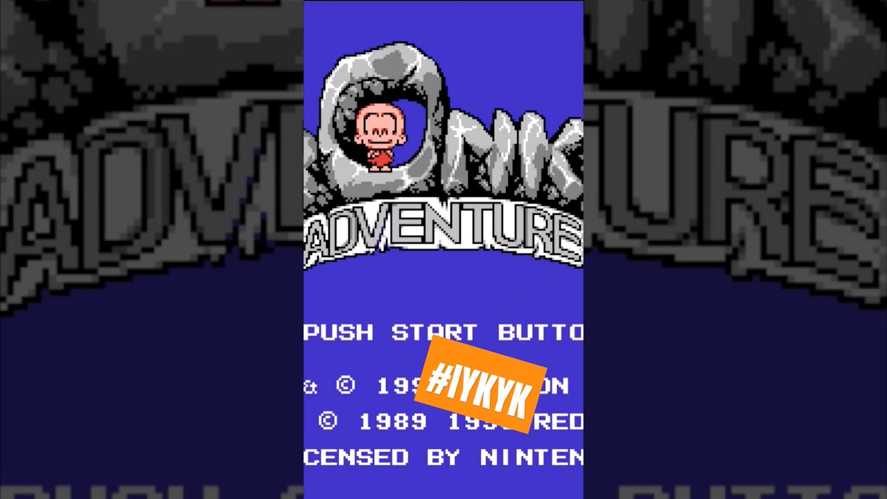 BONK'S ADVENTURE Opening Movie - NES Shorts 