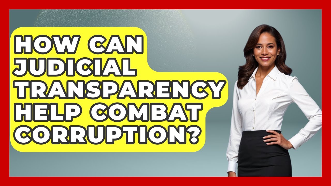 How Can Judicial Transparency Help Combat Corruption? - Making Politics Simple
