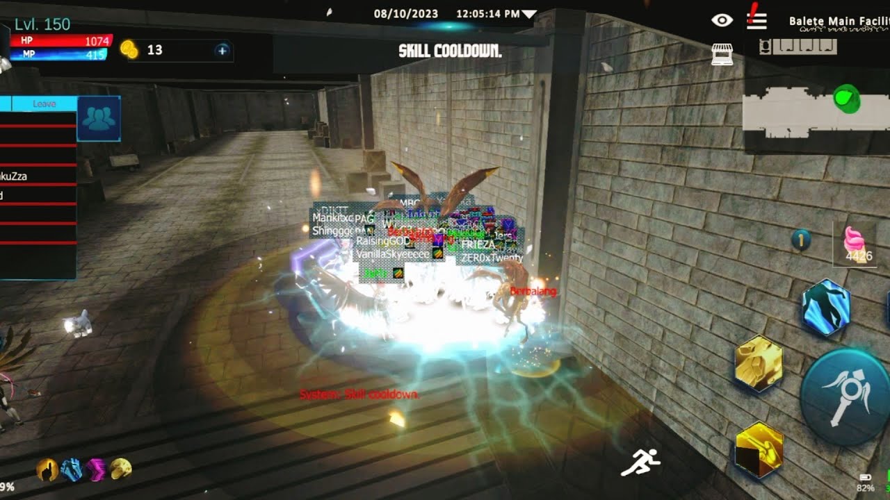 Party Leveling Now at Balete Main Facility Map | Walk Online Mobile