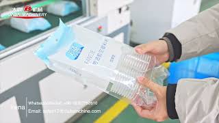 Double row disposable paper cup plastic cup packaging machine automatic bagging pillow packaging
