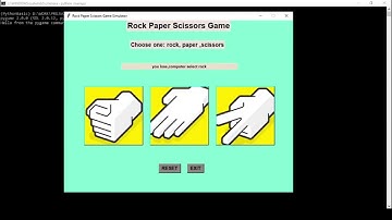 Rock Paper Scissors Game with Python