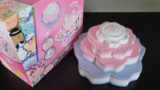 7 minutes Satisfying with Unboxing | Sweet Pink Makeup Box Set| No music |ASMR Sound screenshot 1