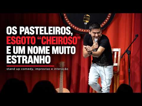 MELHORES MOMENTOS STAND UP: Nome Muito Estranho, JAPONESADA do PASTEL e o Esgoto Cheiroso