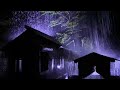 Night Thunderstorm with Strong Rain on Tin Roof | Deep Sleep Aid