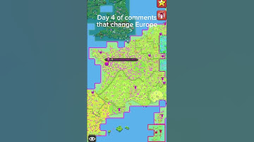 Day 3 of comments that change Europe #worldbox #map #europe #game #geography #shorts #short