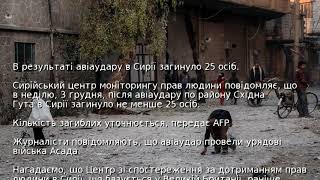 В Результаті Авіаудару В Сирії Загинуло 25 Осіб