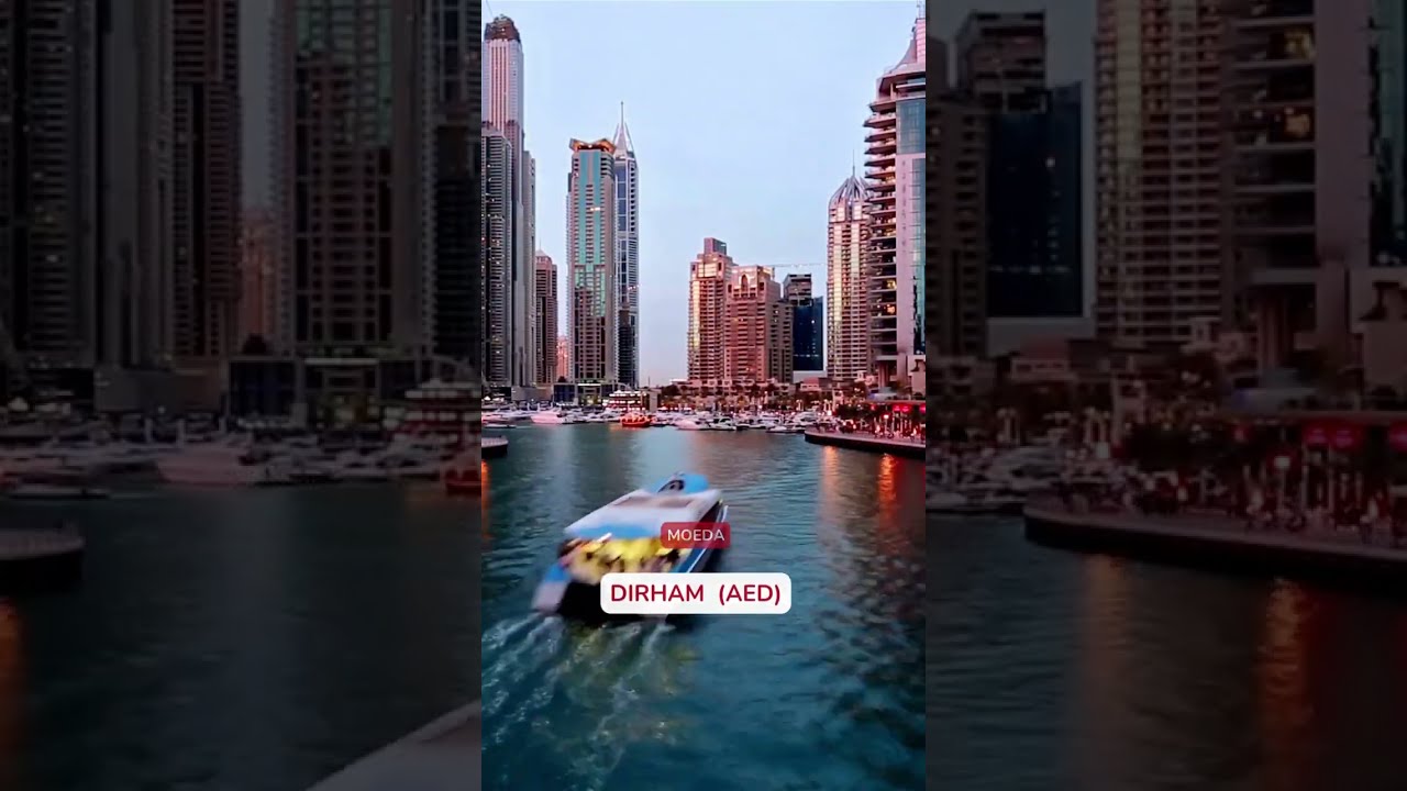 DUBAI EM 20 SEGUNDOS: Descubra as principais informações de Dubai, como clima, fuso horário e moeda!
