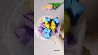 DIY Cute Star Bouquet 💐#diy #craftideas #papercraft #shortsvideo