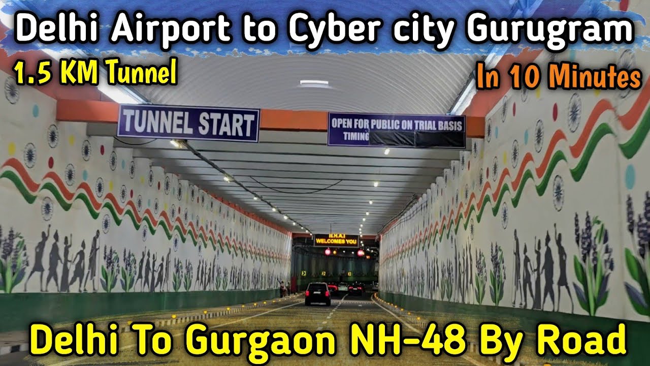 Dwarka Expressway Update | Delhi to Gurgaon by Road | Dwarka Expressway airport tunnel