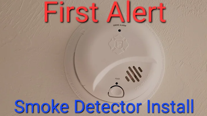 First Alert SMI100 Smoke Detector Install