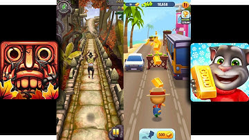 Temple Run 2 Jungle Fall Vs Talking Tom Gold Run Endless Run