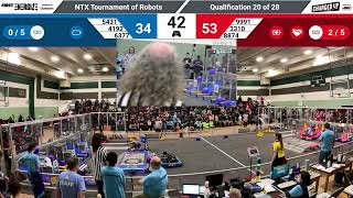 2023 NTX Qual 20 - Sidewinder - Auto 1, Tele 7 - Loss