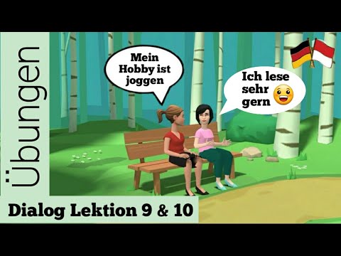 Percakapan Menanyakan Hobi Dalam Bahasa Jerman | Latihan Lektion 9 & 10