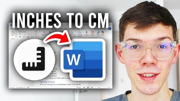 How To Change Inches To CM In Word - Step By Step