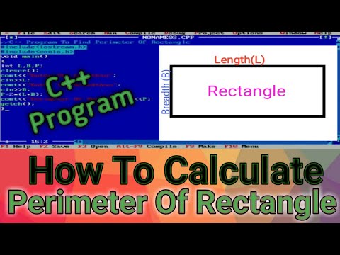 C++ Program To Calculate Perimeter Of Rectangle [In Hindi]||MNS CS WORLD