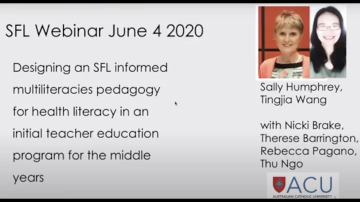 Dr Sally Humphrey's talk 4 June 2020