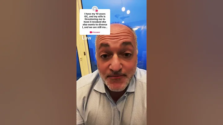 Can My U.S. Citizen Spouse Revoke My Ten Year Green Card?