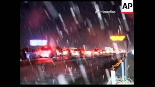 4:3 Snow closes highway, strands many motorists overnight