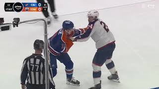Celebrity Trent Frederic confronts Mathieu Olivier, Jackets @ Oilers - 10th Nov 2025 Net Worth