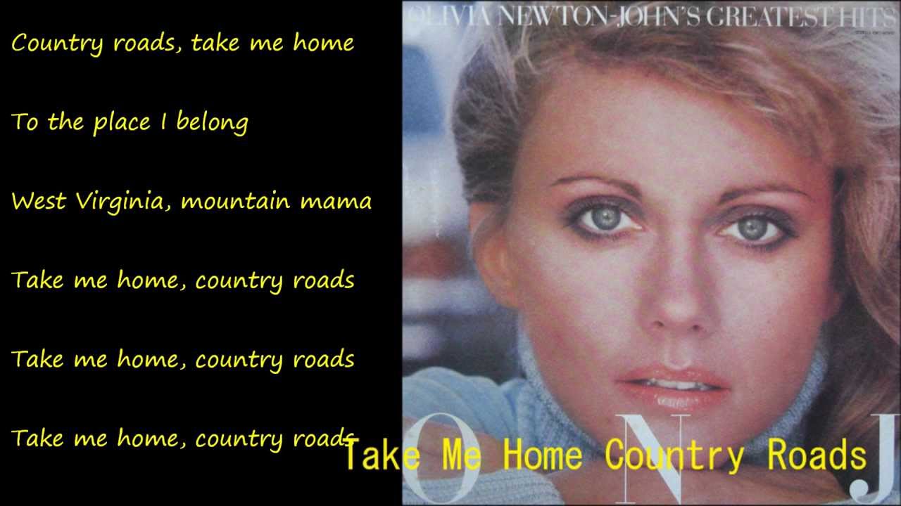 Take Me Home Country Roads カントリー ロード Olivia Newton John Youtube