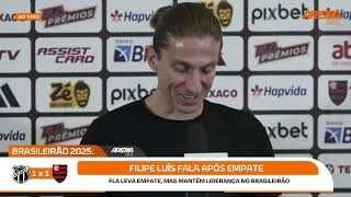 COLETIVA FILIPE LUÍS | AO VIVO | Ceará x Flamengo - Brasileirão 2025