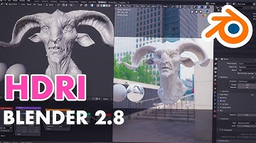 Using HDRIs in Blender 2.8 - Instant Realistic Lighting