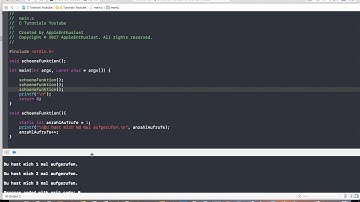 C Programmieren mit Xcode - Was sind eigentlich statische Variablen?