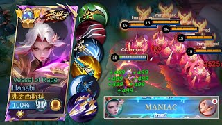Hanabi Critical Build Is Totally Broken & The True Manace In Farm Lane Hanabi 99.9% Crit Dmg.
