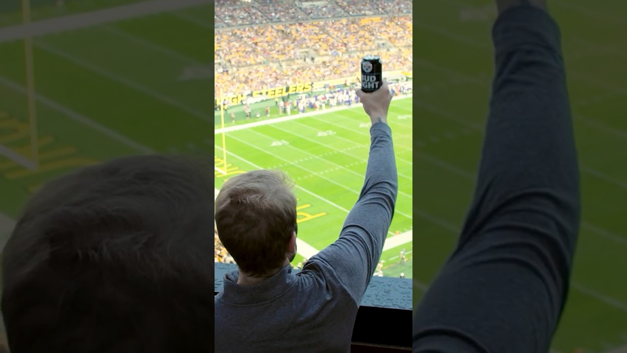 @budlight makes it Easy to Sunday | #steelers #nfl #shorts #gameday