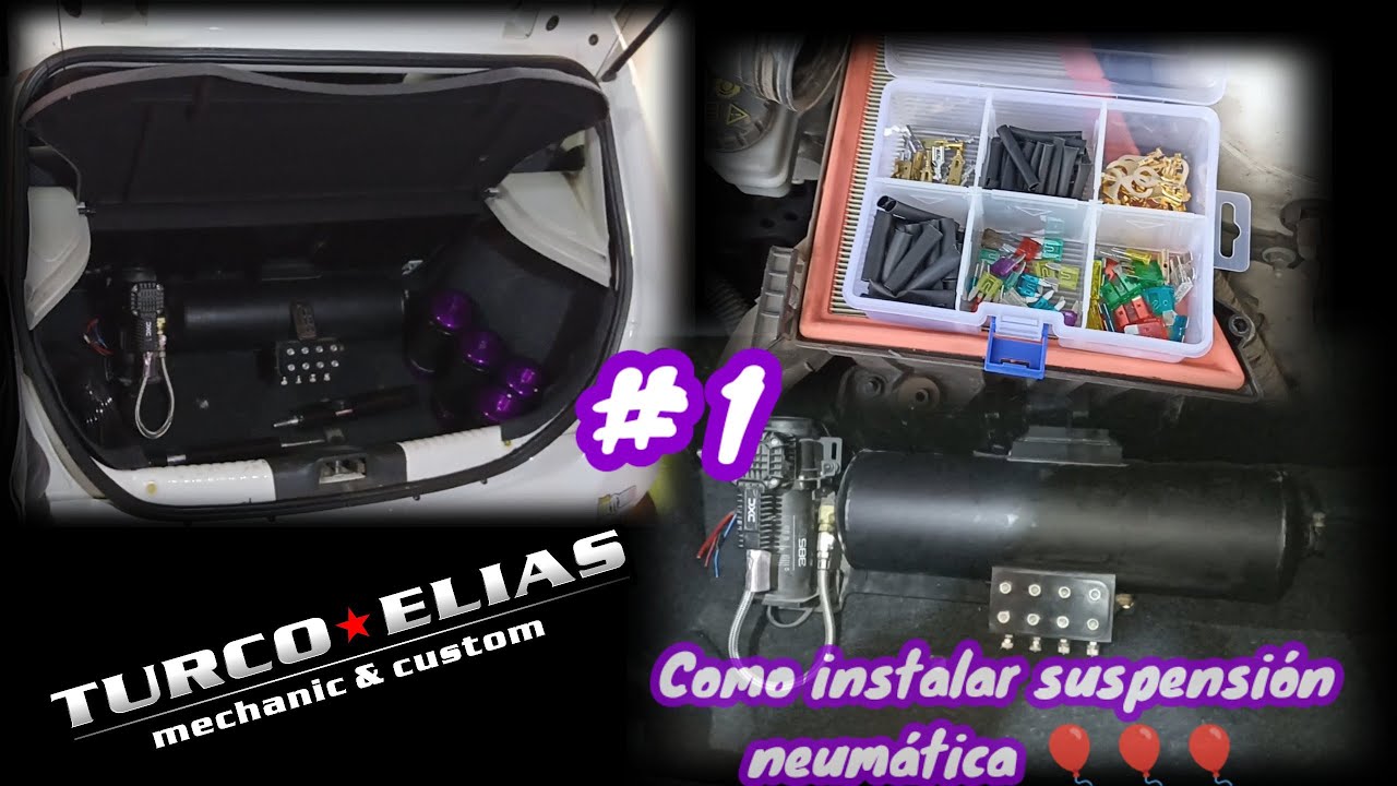 Cómo instalar suspensión neumática parte 1 YouTube