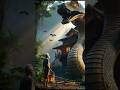 Giant Snake Bamboo House in Jungle @ Old Man's Secret Treehouse Will Blow Your Mind! #shorts #bamboo