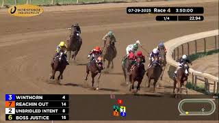 RACE 4 PROGRAM 07 29 2025