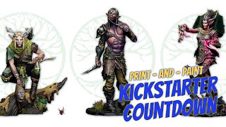 Print and Paint  |  Kickstarter Countdown #2-9