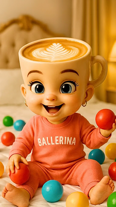 Tung Tung play balls with ballerinacappuccina 🥹#tralalerotralala #ballerinacappuccina #baby