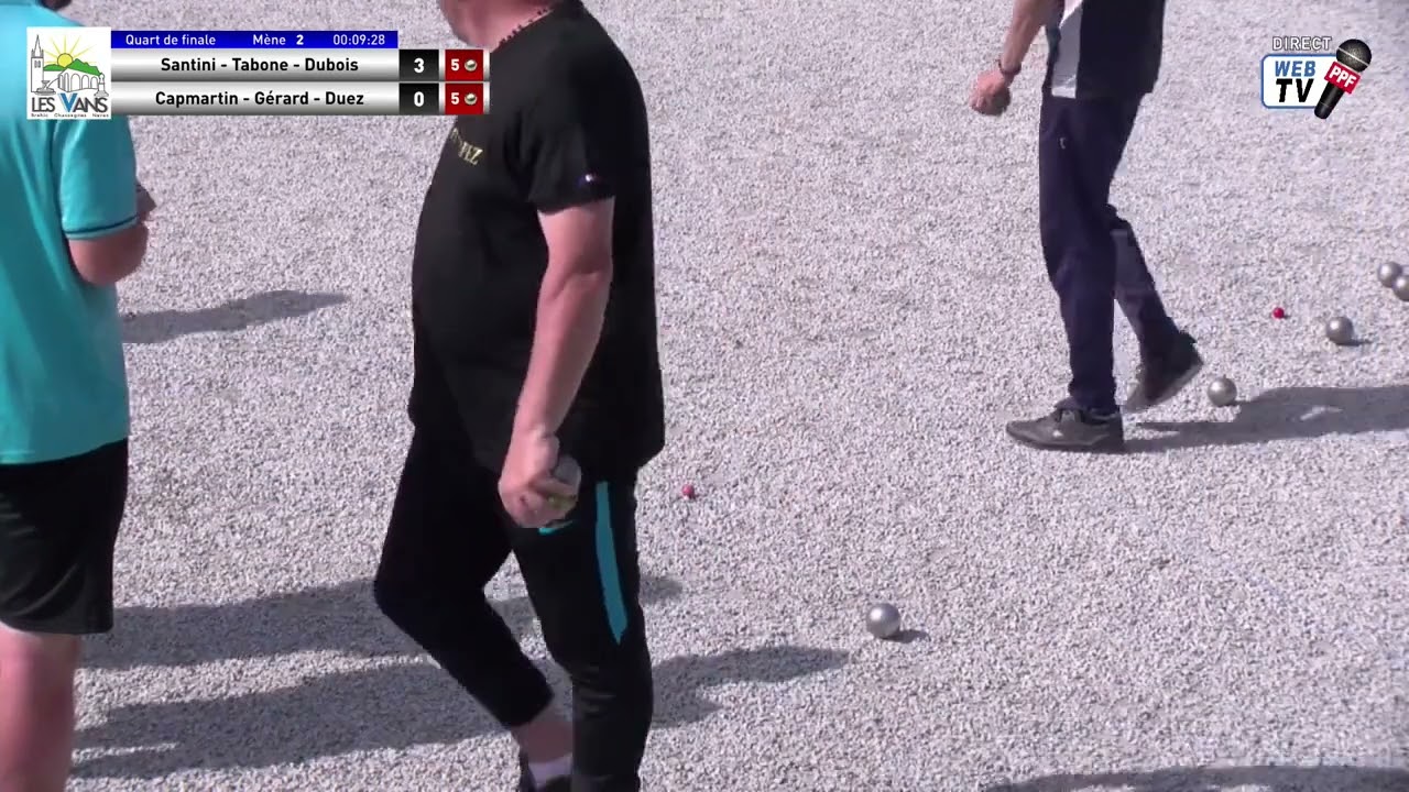 Miniature : PPF Tour 2022 Les Vans Supranational 1/4 de Finale Equipe SANTINI contre équipe CAPMARTIN