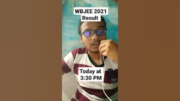 WBJEE 2021 Result 🤗🤗Releasing Today | #shorts