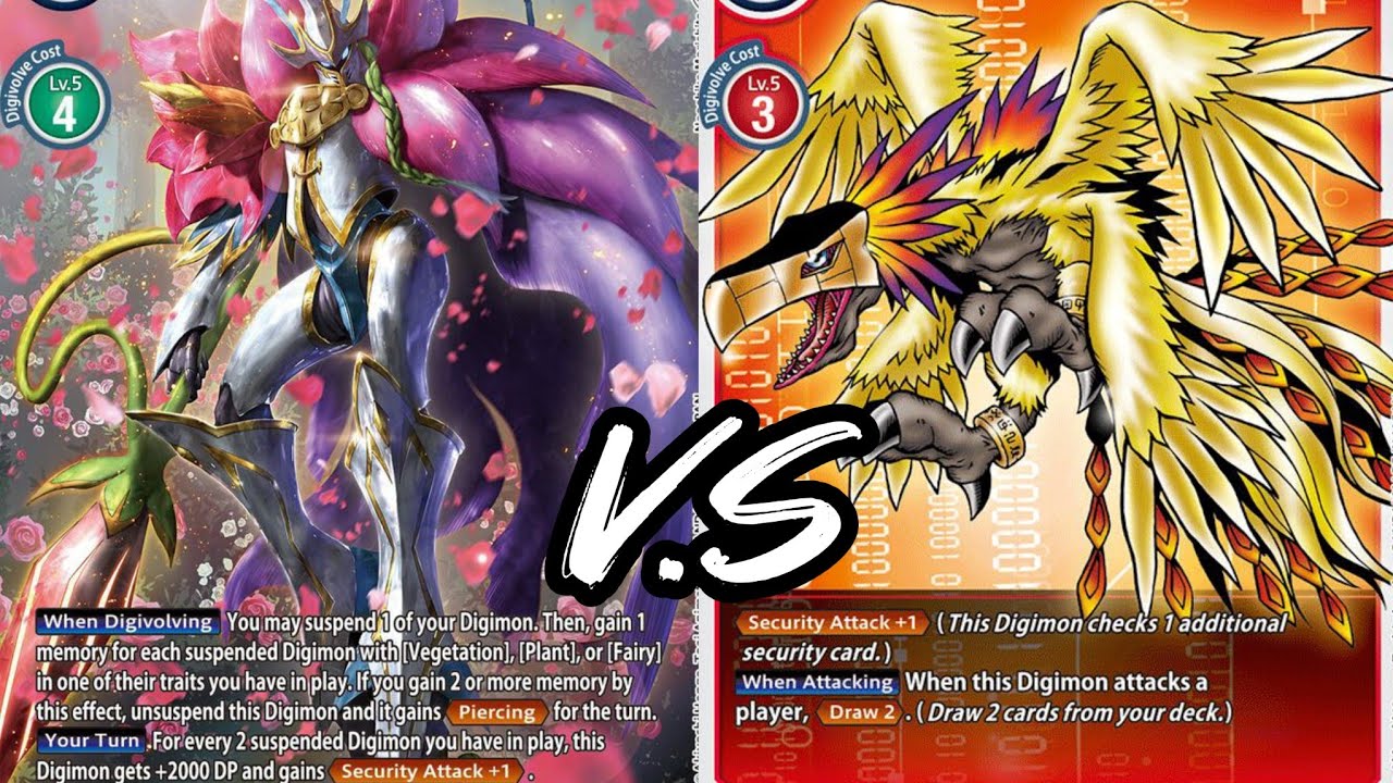 Digimon Battle Vol 6 : Vpet Color V4 (Bloomlordmon) vs Pendulum Color Wind Guardians (Pheonixmon)