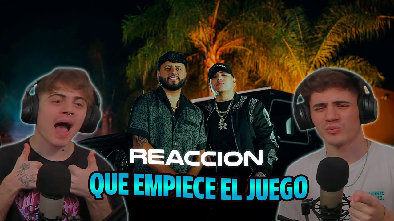 [REACCION] Que Empiece El Juego - @Chichocastro_oficial x @TonyAguirreOficial (Vídeo oficial)