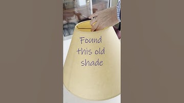 Easy Lampshade Makeover #diy