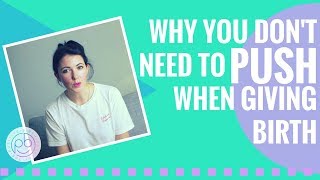 Why you don't need to push when giving birth || Down Breathing || Hypnobirthing Breathing Techniques