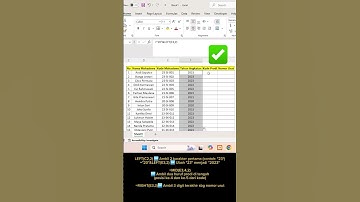 Potong teks sesuka hati di Excel? LEFT,MID,RIGHT ajaa ⚡