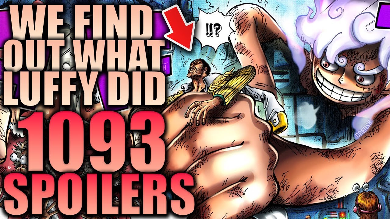 WE FIND OUT WHAT LUFFY DID / One Piece Chapter 1093 Spoilers YouTube WE FIND OUT WHAT LUFFY DID / One Piece Chapter 1093 Spoilers YouTube