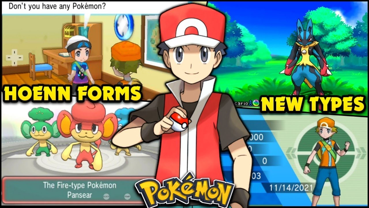 Pokemon 3DS Hack Hoenn Forms, Mega New Trainers, New Types, New Starters & More! - YouTube