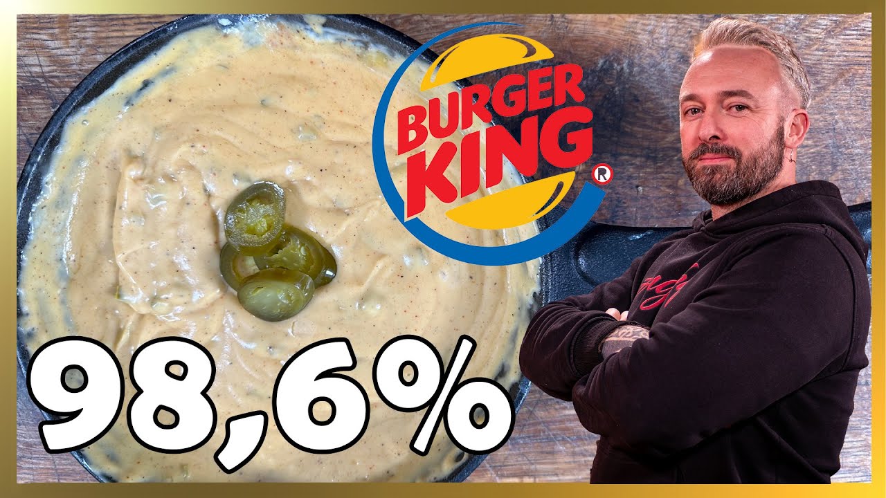 CHILI CHEESE SAUCE | 98,6 % wie beim Burger King | @M&G BBQ